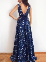 Floral Bow-Embellished Backless Sleeveless Maxi Dress for Effortless Summer Elegance