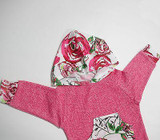Floral Baby Girls 2-Piece Outfit Set - Long Sleeve Hooded Sweatshirt and Pants for Comfortable Playtime