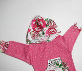 Floral Baby Girls 2-Piece Outfit Set - Long Sleeve Hooded Sweatshirt and Pants for Comfortable Playtime