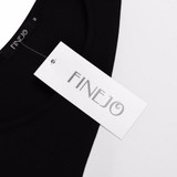 FINEJO Women's Summer Bodycon Dress - Splicing Patchwork Contrast Color with Sleeves, Casual Party Slim Fit, Available in 3XL