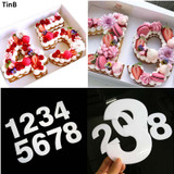 Plastic Acylic Number Cake Mold