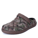 Men's Fine Zero Camouflage Indoor Slippers - Lightweight Winter Warm Home Slides, Size 45 House Shoes