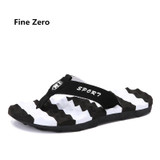 High-Quality Men's Slip-On Slide Sandals - Comfortable Massage Flip Flops for Summer - Fine Zero Unisex Shower Shoes and Slippers