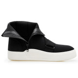 Stylish High Top Zipper Ankle Boots for Men - Comfortable Casual Walking Flats for Autumn Winter