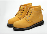 Men's Fine Zero Super Warm Plush Safety Shoes with Steel Toe Caps - Anti-Slip, Anti-Puncture Winter Boots for Work and Snow