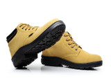 Men's Winter Warm Plush Steel Toe Safety Boots - Anti-Smash, Anti-Puncture Work Shoes for Snow and Tooling