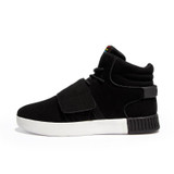 Men's High Top Winter Boots - Plush Fur Lined Lace-Up Ankle Shoes for Ultimate Warmth and Comfort in Autumn