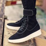 Stylish High-Top Zipper Boots for Men - Elevate Your Look with Quality Winter Motorcycle Ankle Boots