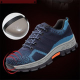 Breathable Plus Size Men's Steel Toe Safety Shoes | Fine Zero 2017 Casual Work Boots for Outdoors and Construction