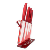 FINDKING Beauty Gifts Zirconia red handle Ceramic Knife with holder kitchen Set 3" 4" 5" 6" inch+ Peeler+Holder kitchen knife