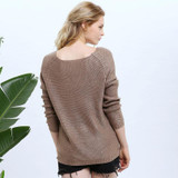 FinalFit Sequined Sweater Women Autumn Causal Knitted Women Sweater Pullovers Pull Femme
