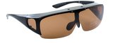 Filp up polarized Fit over sunglasses with lens folding wear on regular prescription glasses