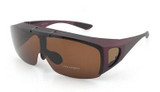Filp up polarized Fit over sunglasses with lens folding wear on regular prescription glasses