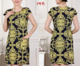 FICUSRONG L-4XL New Fashion Women Summer dress Slim Tunic Milk Silk print Floral dresses Casual Plus Size sexy bodycon dress