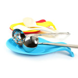 FHEAL Kitchen Utensil Silicone Spoon Rest Heat Resistant Spoons Holder Cooking Tools
