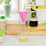 FHEAL Mini Silicone Gel Foldable Funnel Collapsible Style Telescopic Hopper Kitchen Cooking Tools