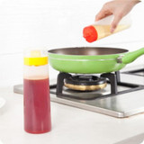 FHEAL 4-Hole Squeeze Type Sauce Bottle Food Grade Safe Silicone For Ketchup Jam Mayonnaise Olive Oil Bottle Tools