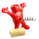 FHEAL 1pc Creative Happy Man Novelty Opener Wine Bottle Ccorkscrews Bar Tools