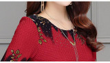 FGLAC Women blouses shirt Fashion Casual loose printed chiffon blouses 2017 Summer plus size women tops