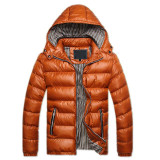 FGKKS New Men Winter Jacket Fashion Hooded Thermal Down Cotton Parkas Male Casual Hoodies Brand Clothing Warm Coat