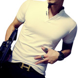 FGKKS New Men T Shirts Short Sleeve Fashion T Shirt Men Slim Men T-Shirt Camisetas Fashion Hombre Tee Shirt Male Homme T Shirts