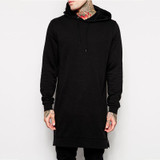 FGKKS 2017 Streetwear Men's Long Black Hoodies Sweatshirts Feece extra long Hoody Side Zip Longline Hip Hop Elongated Men Hoodie FGKKS 2017 Streetwear Men's Long Black Hoodies Sweatshirts Feece extra long Hoody Side Zip Longline Hip Hop Elongated Men Hoodie