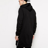 FGKKS 2017 Streetwear Men's Long Black Hoodies Sweatshirts Feece extra long Hoody Side Zip Longline Hip Hop Elongated Men Hoodie FGKKS 2017 Streetwear Men's Long Black Hoodies Sweatshirts Feece extra long Hoody Side Zip Longline Hip Hop Elongated Men Hoodie