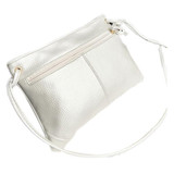 FGGS Hot summer women messenger bags solid fashion small falp bags zipper bag female over the shoulder leather crossbody bags