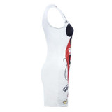 Festy Kary Fashion Women Summer Dress 2018 Cute Cartoon Printed Mini Vestidos O Neck Sleeveless Party Sheath Pencil Dress Women