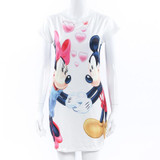 Festy Kary 2018 Spring Summer Women Dress S-3XL Dot Cartoon Print Short Sleeve Cute Bodycon Sheath Vintage Sexy Party Dresses
