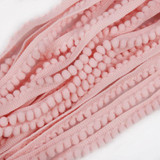 FENGRISE Pom Pom Trim Ball 5 Yards 10 mm MINI Pearl Pompom Fringe Ribbon Sewing Lace Kintted Fabric Handmade Craft Accessories