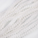 FENGRISE Pom Pom Trim Ball 5 Yards 10 mm MINI Pearl Pompom Fringe Ribbon Sewing Lace Kintted Fabric Handmade Craft Accessories