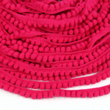 FENGRISE Pom Pom Trim Ball 5 Yards 10 mm MINI Pearl Pompom Fringe Ribbon Sewing Lace Kintted Fabric Handmade Craft Accessories