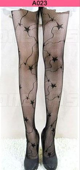 New Hot Pantyhose Female Sexy Fishnet Jacquard Stockings Patterned Tights Pantyhose Tights Women W1