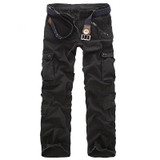 New Hot Men's Casual Army Cargo Camo Combat Style Pants Overall Loose Multi-Pocket Trend Men's Plus Size Casual Trousers