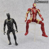 new hot Marvel 10pcs/set Avengers Figure Super Heroes Superman Batman Hulk Captain America Thor Iron Man PVC Action Figure