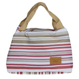 New Hot High Practicality Canvas + Aluminum Thermal Insulated Lunch Box Tote Cooler Zipper Bag Bento Lunch Pouch Convenient !32