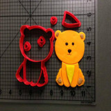 3D Printed Lion Zebra Giraffe Cookie Cutter Set
