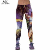 New Hot 3D Print Sexy Workout Womens Sporting Leggings Fitness Trousers 22 Styles Elastic Slim Jeggings Legging Leggigns Leggins