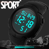New HONHX Fashion Waterproof Watch Men's Boy LCD Digital Stopwatch Date Rubber Sport Wrist Watches Hot 161124