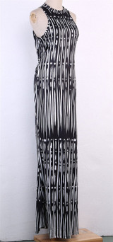 New Hollow out backless Striped Women dress for beach summer Sexy Women BOHO Long Maxi Party Long Beach Dresses Sundress