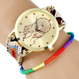 NEW Hippie Native American Atrapasueno Lace Women Watch MEXICAN Fashion woman wristwatch Fabric Bracelet  watch