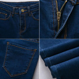 New high Elastic Slim Denim Pencil Jeans Long Women Jeans Plus Sizes Pencil Pants Trousers Skinny high waist jeans Woman