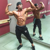 New Gyms pants Men Joggers Casual Pants men Brand Trousers sporting Professional Bodybuilding Sweatpants joggers
