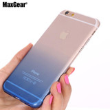 New Gradient Case for iPhone 5 5S SE / 6 6s 4.7 / 6 Plus 6s Plus 5.5 / 7 7plus TPU Case Soft Dual Silicon Cover Fundas TPU Gel