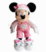 New Goodnight Mickey In Pluto Minnie In Marie Pajamas Outfit Plush Toys 40cm Cute Stuffed Kids Dolls Baby Children Gifts