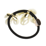 New Good Quality 1PC Pearls Crystal Flower Hair Band Rope Scrunchie Ponytail Holder Girls Headdress Hair Ropes  Hair Accessories