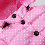 NEW Girls Winter Coat Baby Girls Jacket Warm Outerwear Children Coat fashion Dot Children Clothing Girls Clothes Hooded jacket