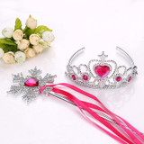 New Girls Princess Crown Hair Accessories Bridal Crown Crystal Diamond Tiara Hoop Headband Hair Bands For Kids Party Hairbands
