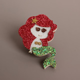 New Girls Hair Accessories Fashion Baby Hairpins Cute Flash Cartoon Mermaid Children Headwear Princess Barrette kids Hair Clips